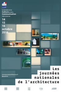 Affiche journées nationales de l'architectures 2016