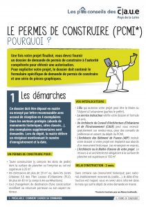 Fiche conseil : 04 Le permis de construire (PCMI)