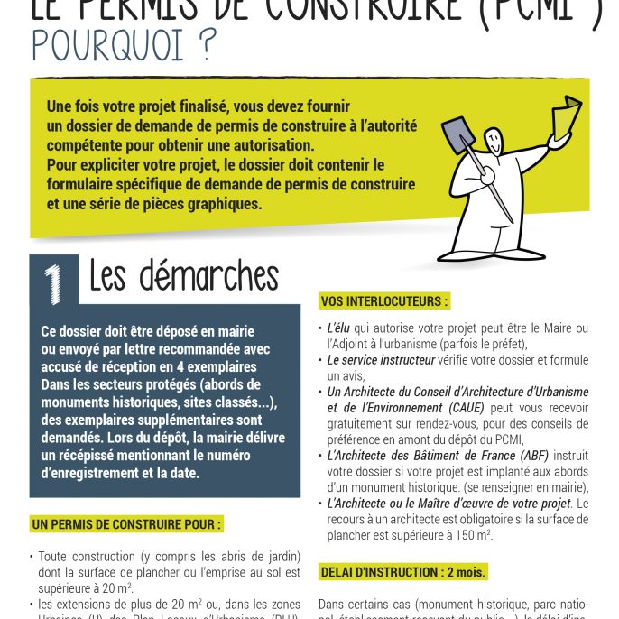 Fiche conseil : 04 Le permis de construire (PCMI)