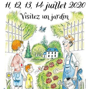 Affiche Jardins ouverts le 14 juillet 2020