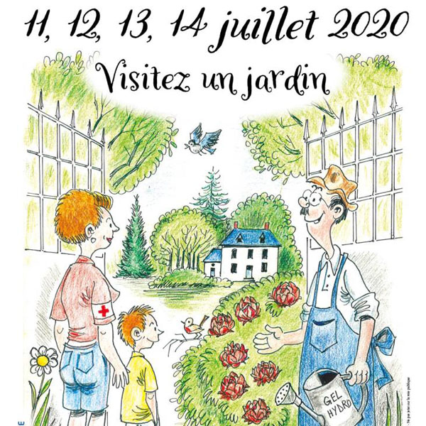 Affiche Jardins ouverts le 14 juillet 2020